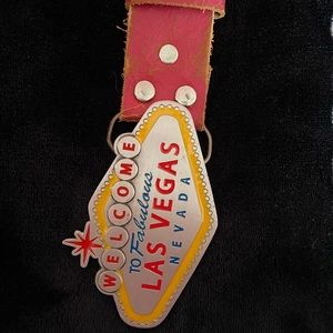 Leather belt size 34